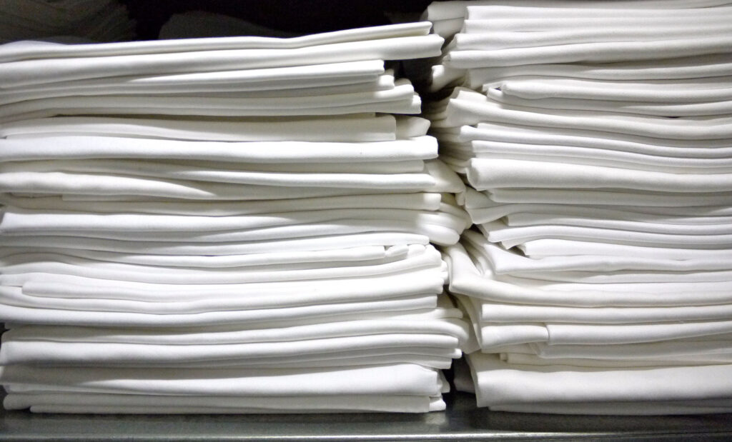 folded linens